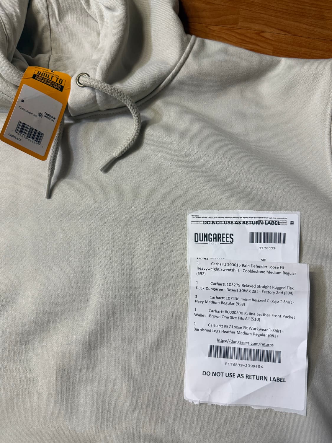 Carhartt Loose Fit Heayweight Hoodie-M 상품이미지2