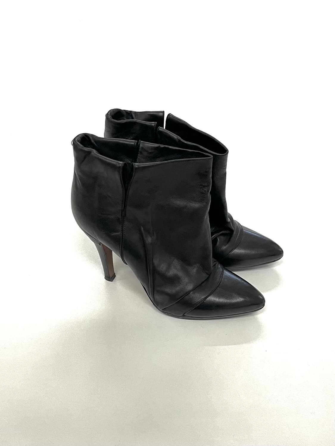 메종 마틴 마르지엘라 셔링 레더 앵클 부츠 상품이미지1