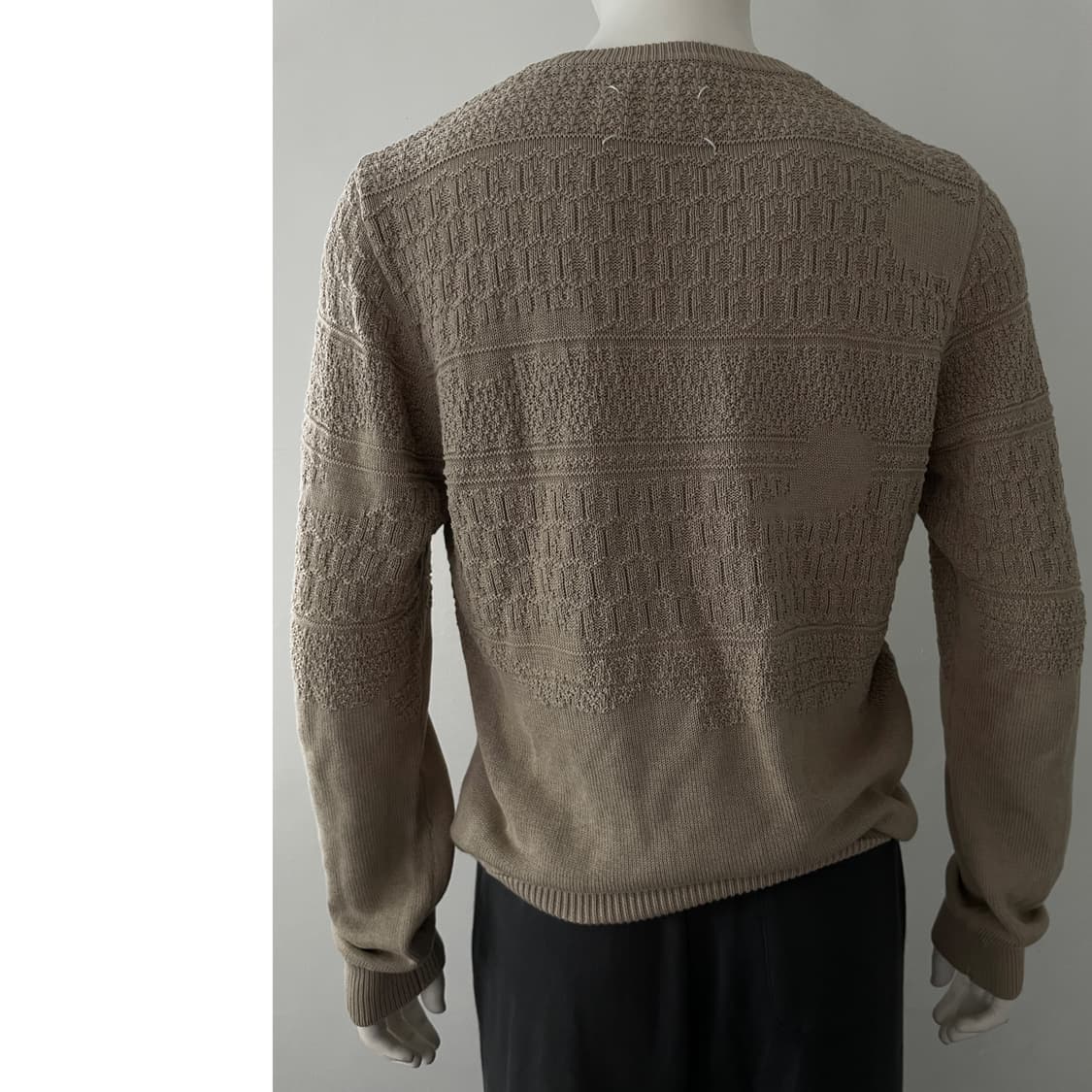 v neck pattern knit 상품이미지3