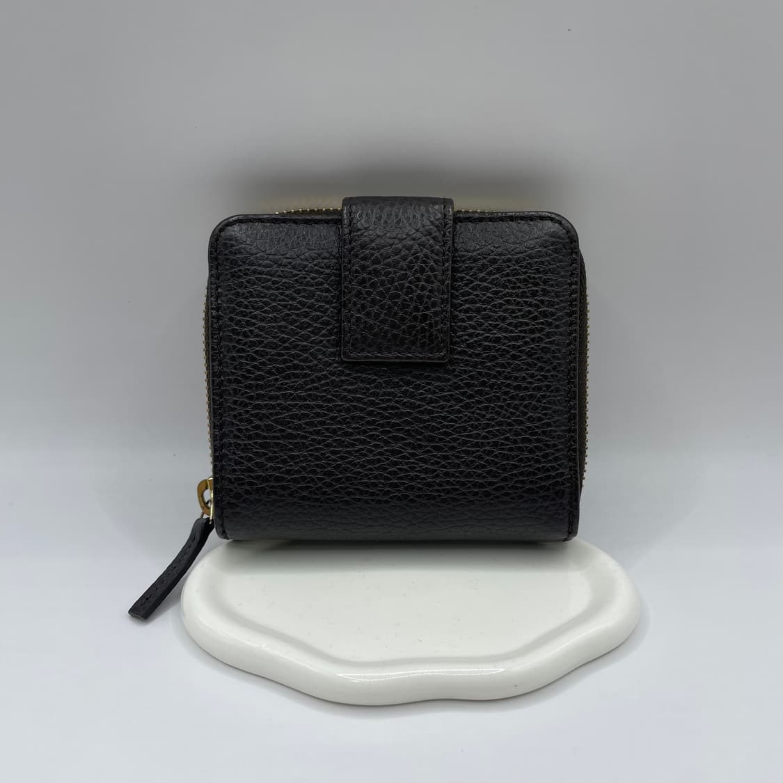 구찌 레더 지퍼 카드지갑 반지갑 브라운 상품이미지4