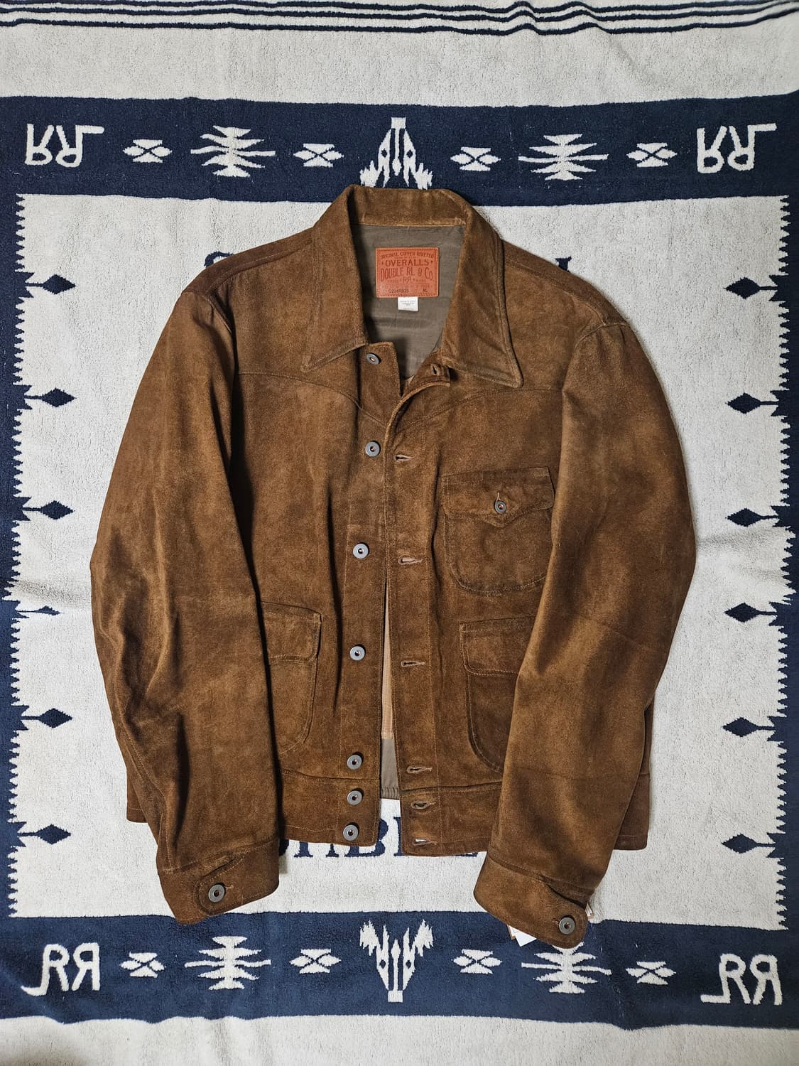 RRL 러프아웃 스웨이드 자켓 XL 상품이미지1