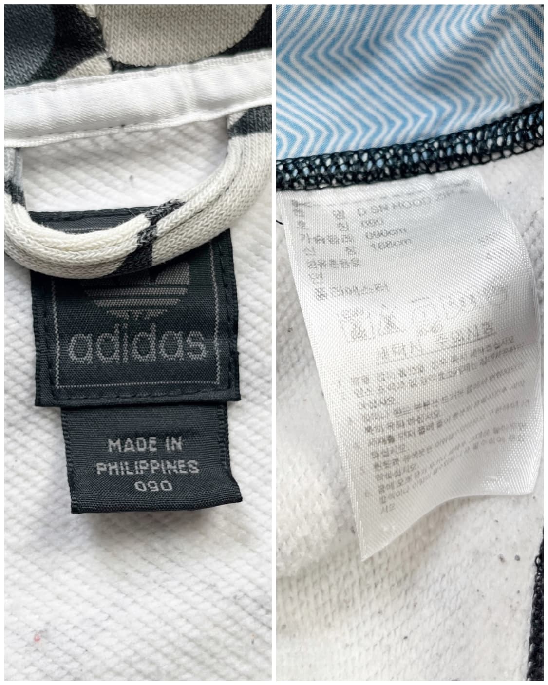 아디다스 00s 도트 패턴 후드집업 상품이미지9