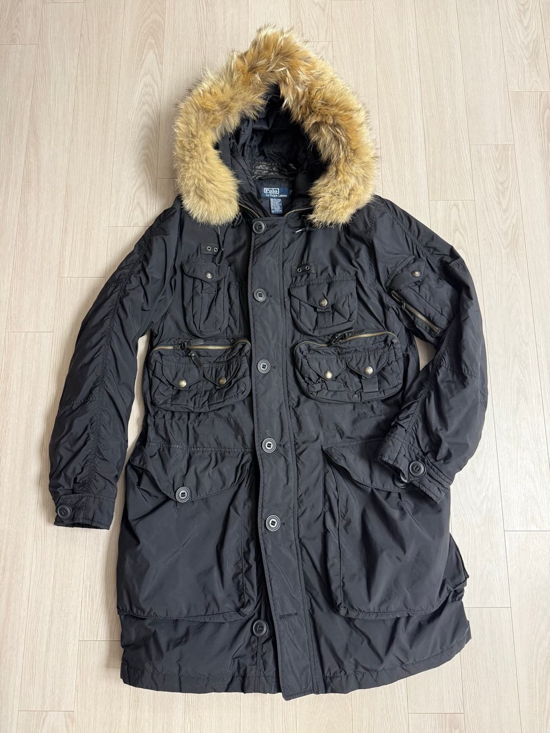 레어) 폴로 랄프로렌  스노클 롱 다운 파카  리얼 코요테(탈부착) /  상품이미지1