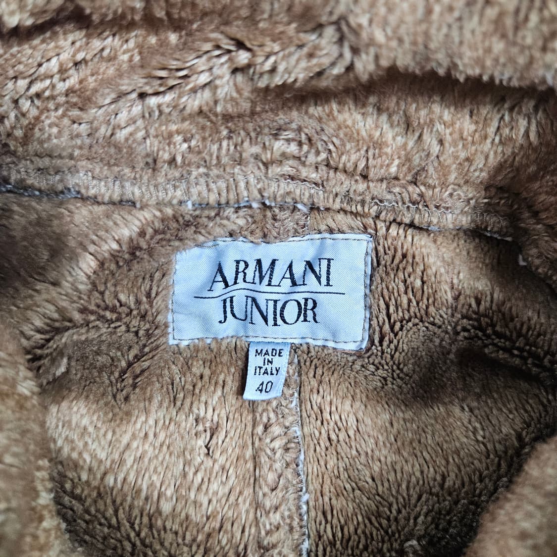 아르마니 주니어 쉐르파 후드 자켓 40 상품이미지6
