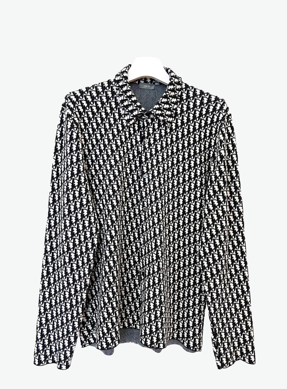 [XL] 디올 오블리크 니트 셔츠 자켓 상품이미지1