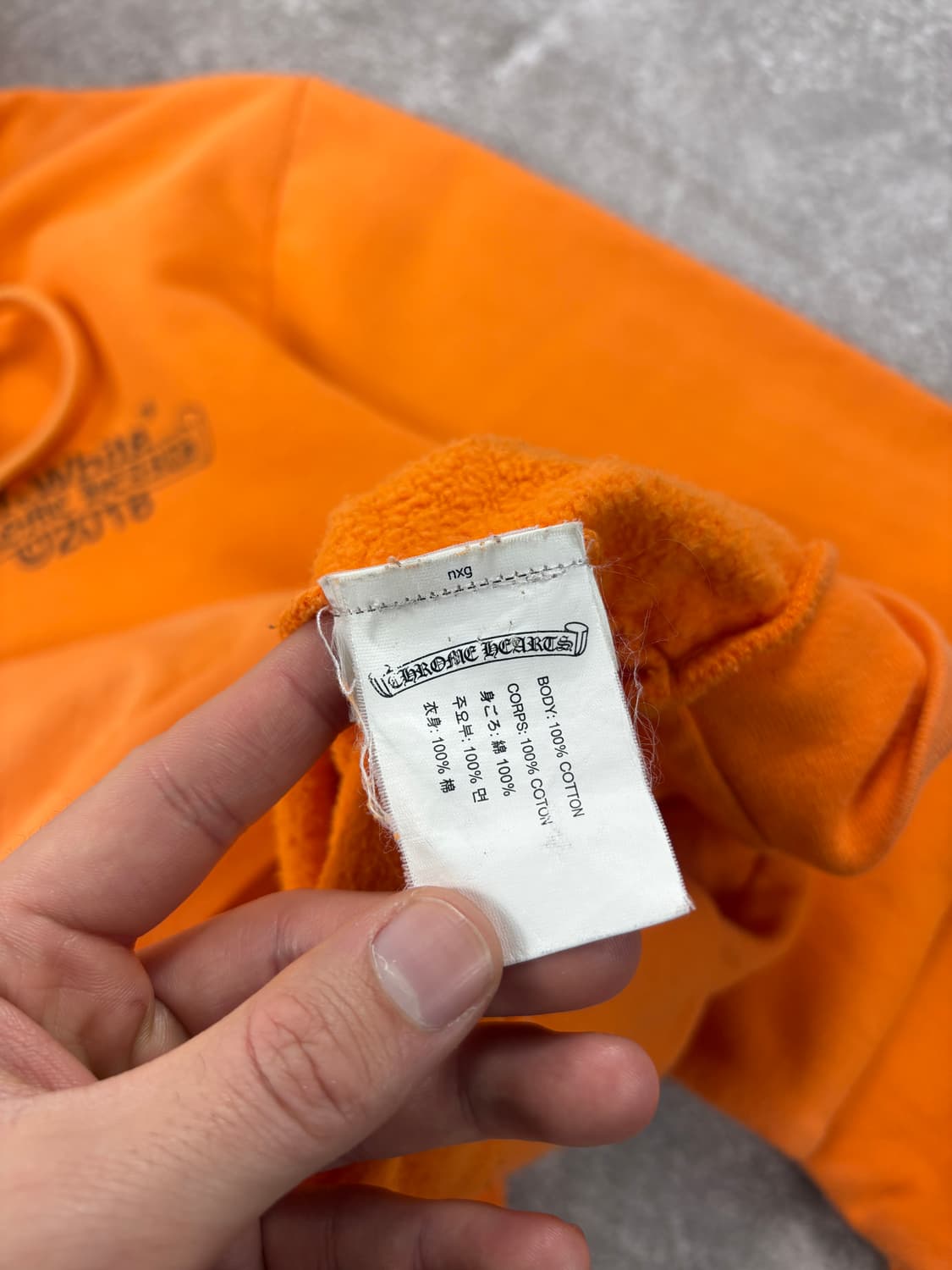 Chrome Hearts x Off white Logo Hoodie 상품이미지9