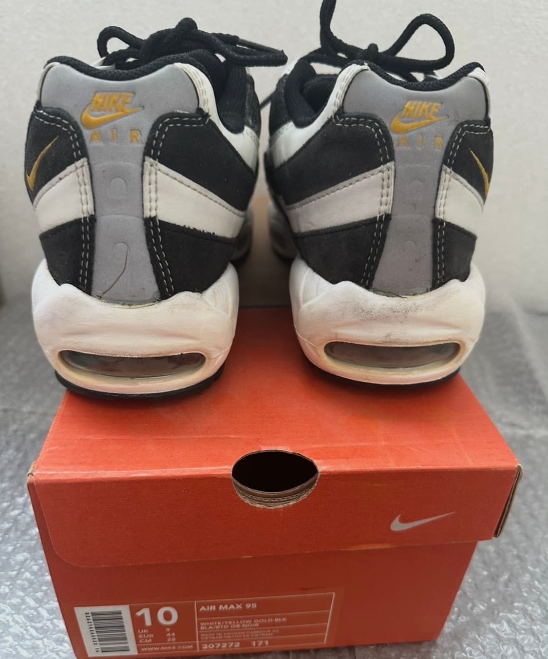 나이키 맥스95 유벤투스 280(2003년발매) 솔스왑된 새제품 상품이미지5