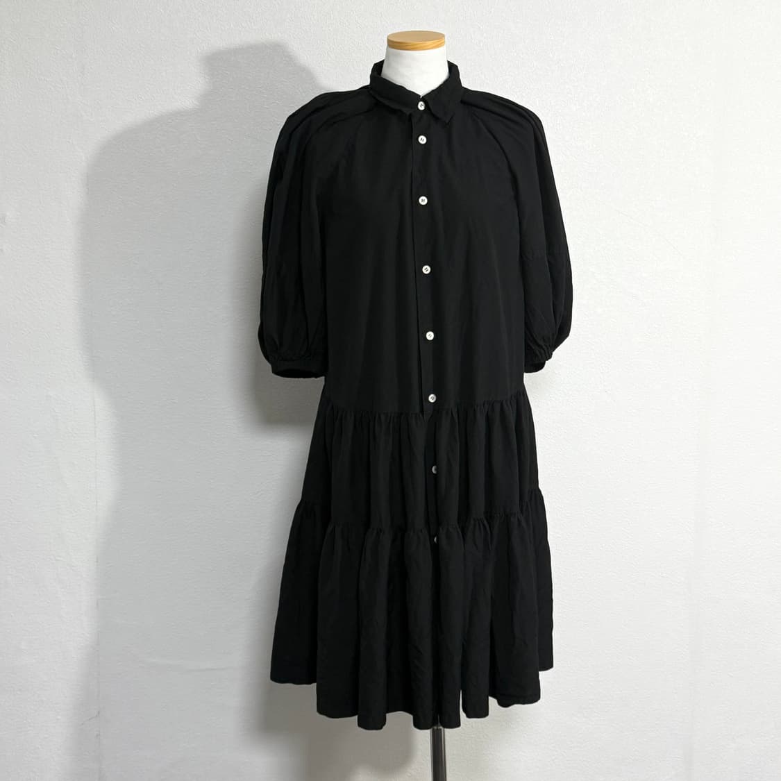 22ss 꼼데가르송 꼼데가르송 프릴 폴리 원피스 s 상품이미지1