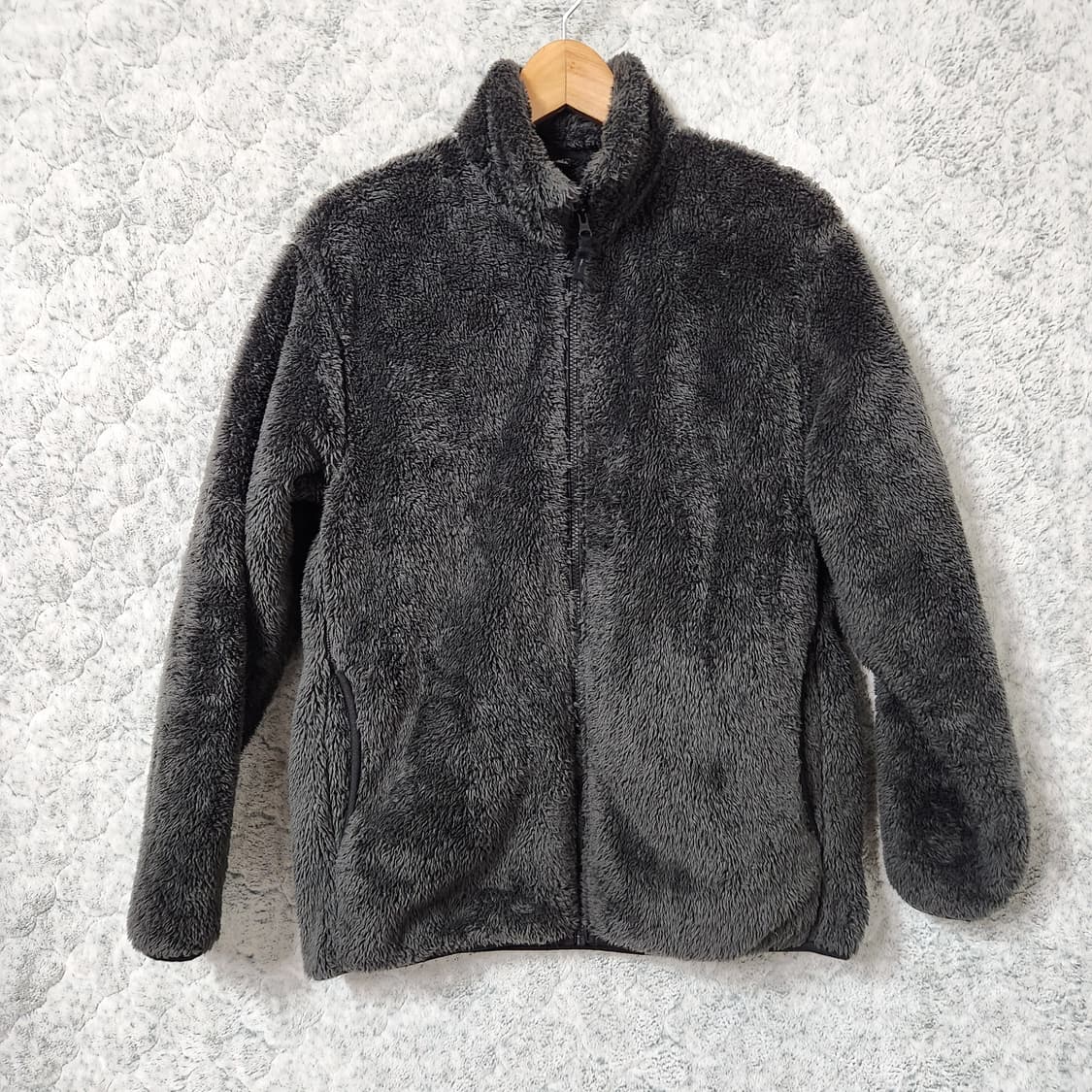 J48 [L] 유니클로 뽀글이 후리스 플리스 점퍼
 상품이미지1