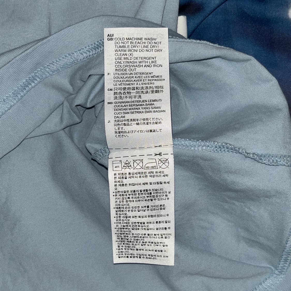 Adidas Logo babyblue T-shirt 상품이미지3