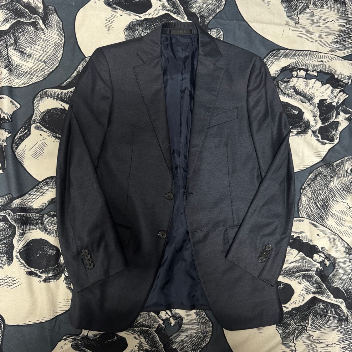 타임옴므 캐시미어 정장자켓 46사이즈(95) 제냐 원단 상품이미지1