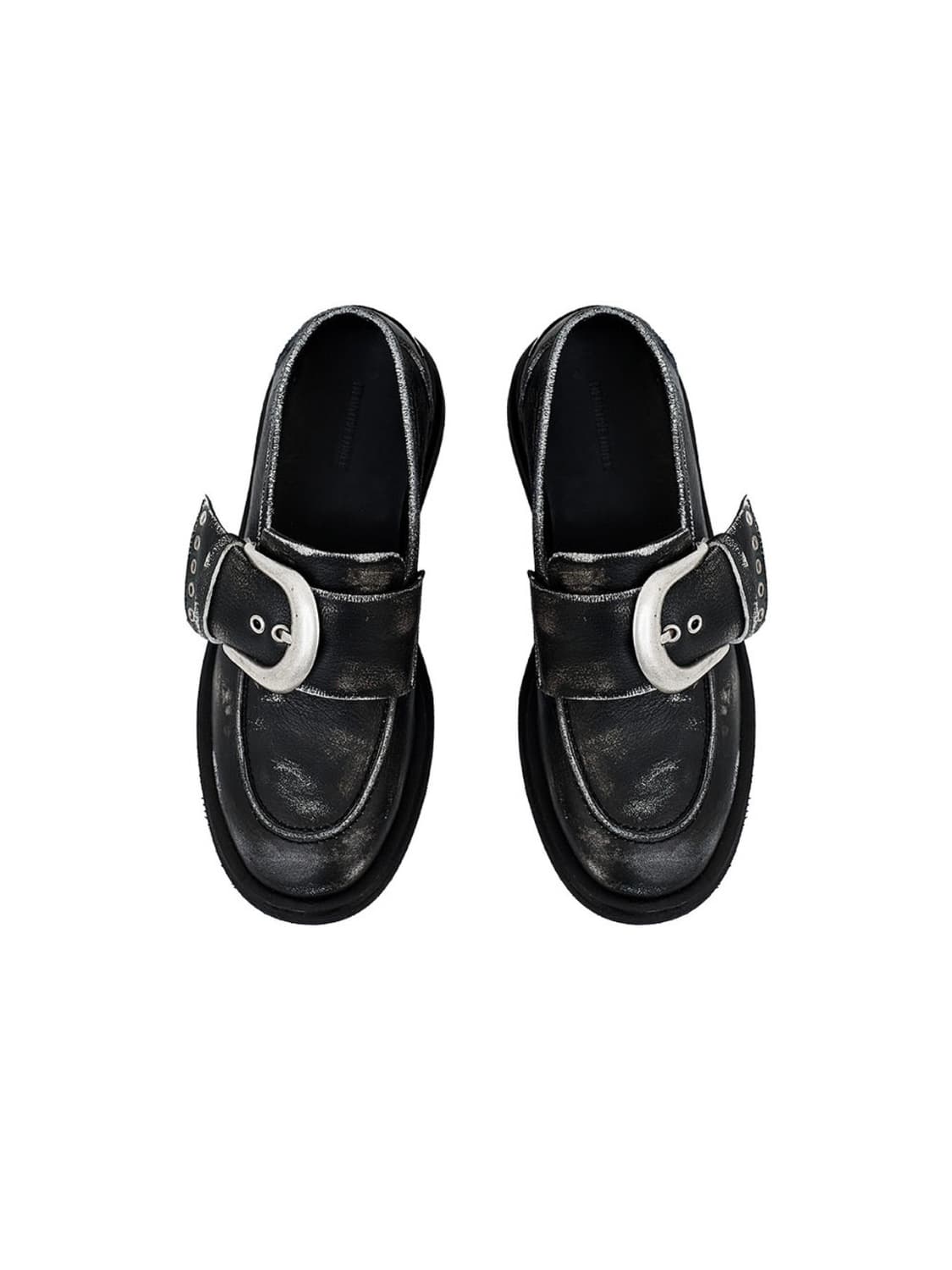 네거티브쓰리 빈티지 청키 로퍼 블랙 그레이 240  상품이미지3