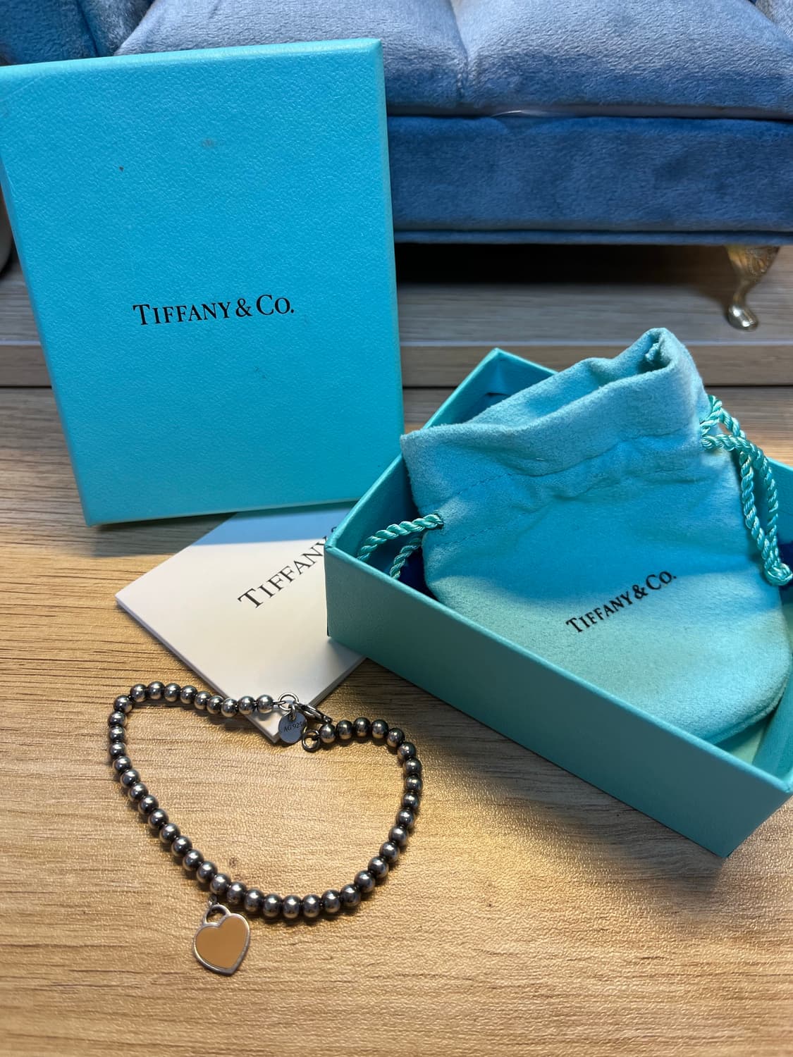 티파니앤코 리턴투하트 팔찌 핑크 상품이미지2