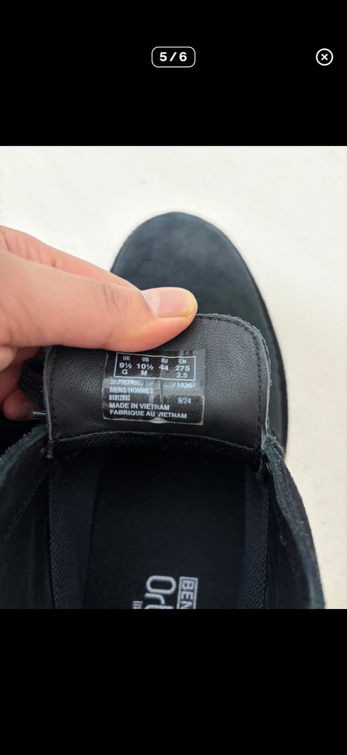 클락스(24FW) 데저트 부츠 GTX black 44 상품이미지4