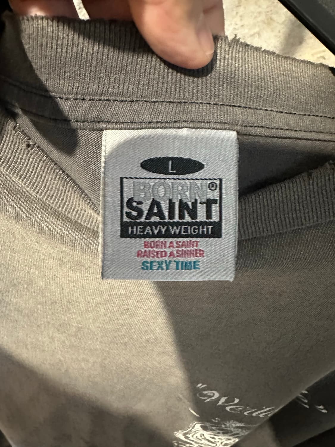 세인트마이클 x 본앤레이즈드 본세인트 L/S 티셔츠 상품이미지4