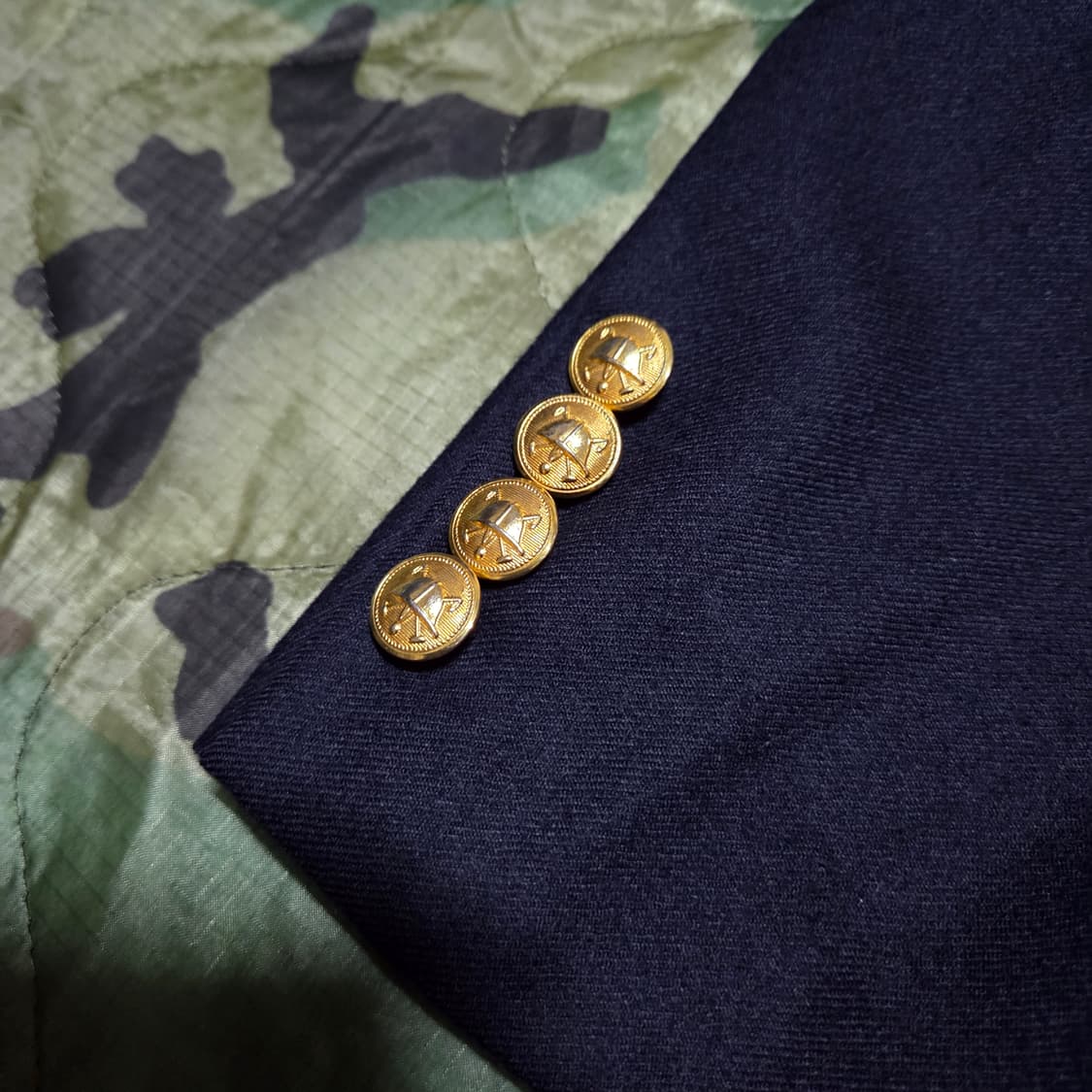 Vintage Polo Ralph Lauren Navy Blazer 상품이미지4