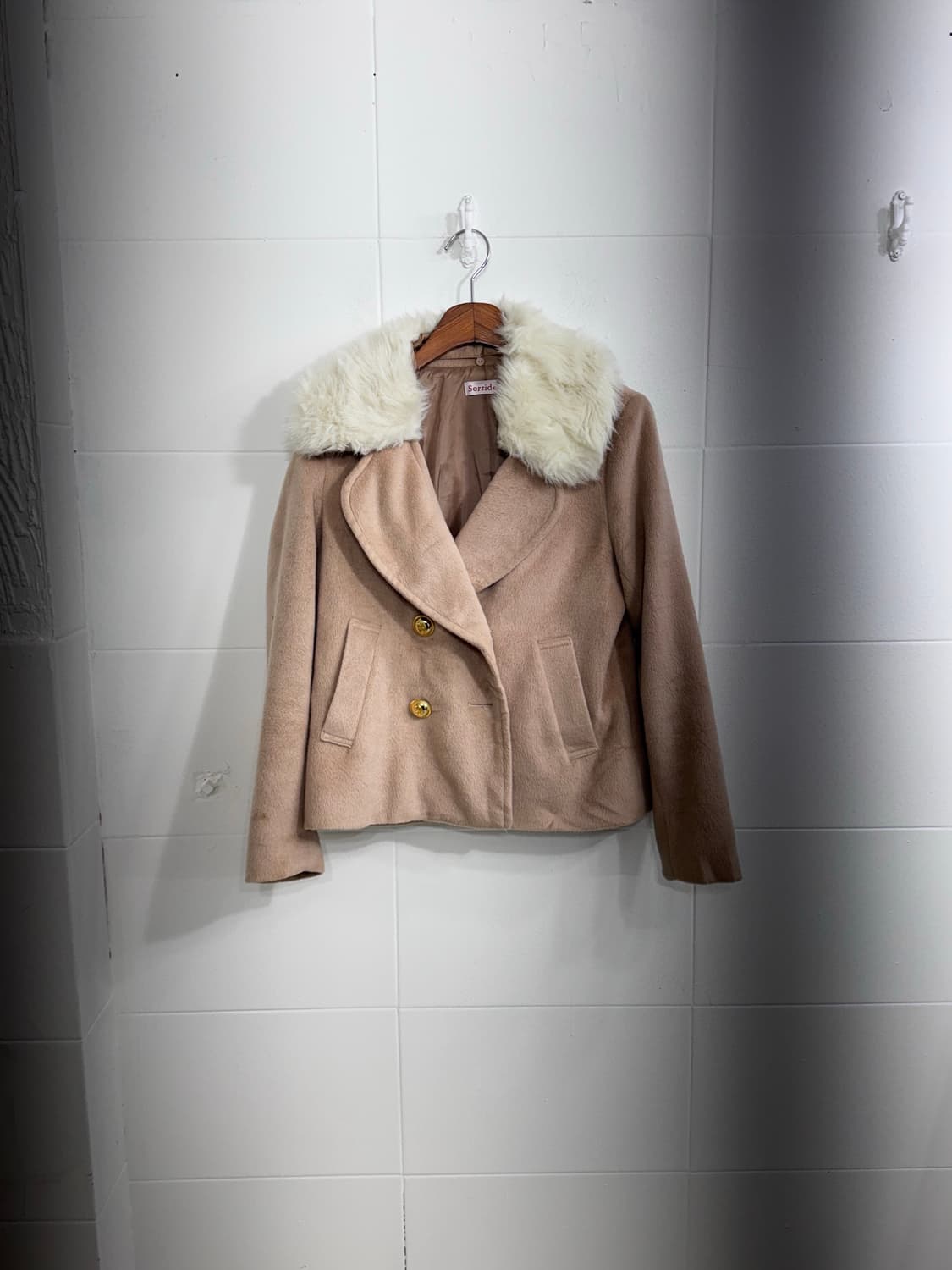 버버리 오픈숄더 니트 니혼진 라떼 히메 갸루 코디세트 상품이미지6