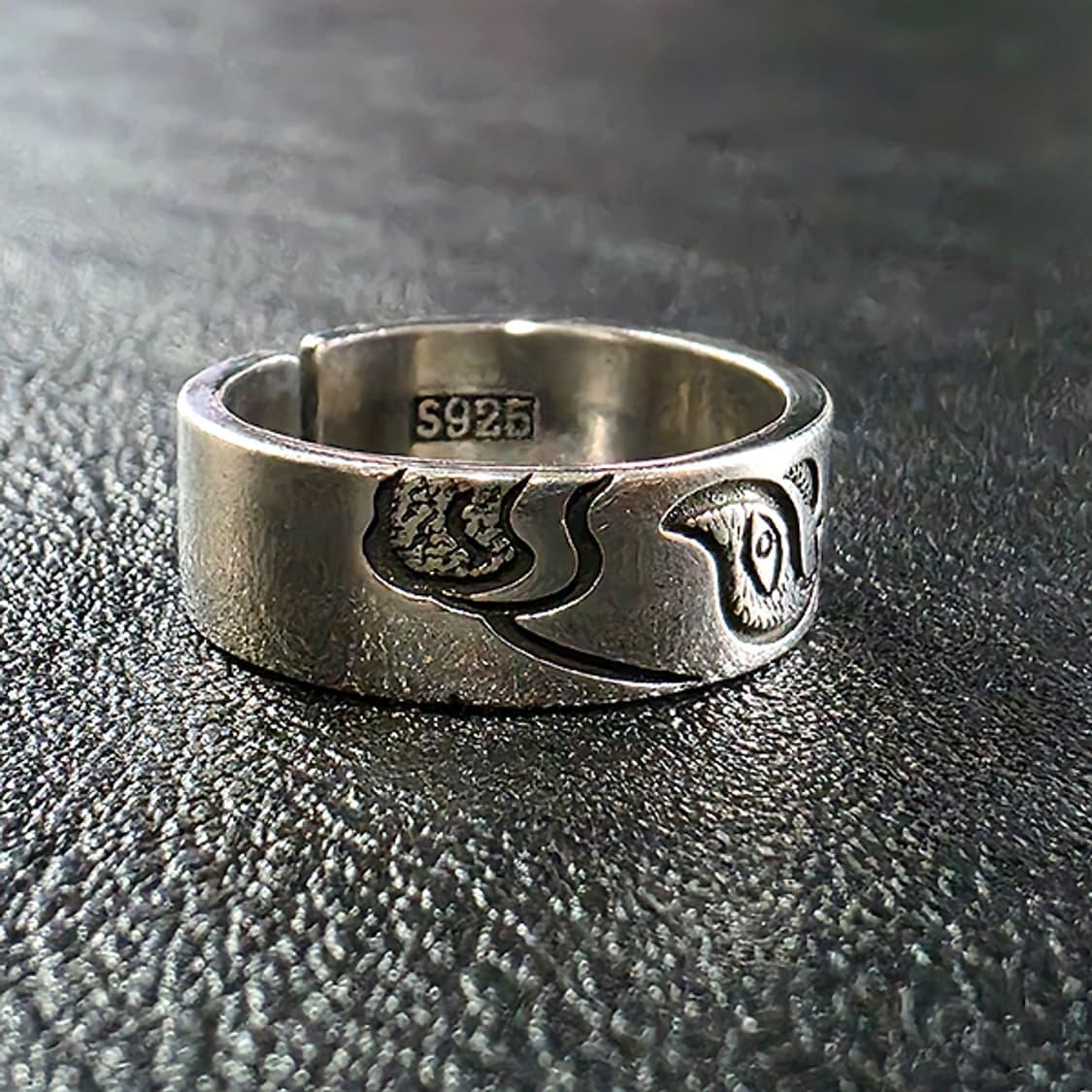Nemes 실버 남자 엔틱 빈티지 명품 고대 호루스의눈 반지 상품이미지2