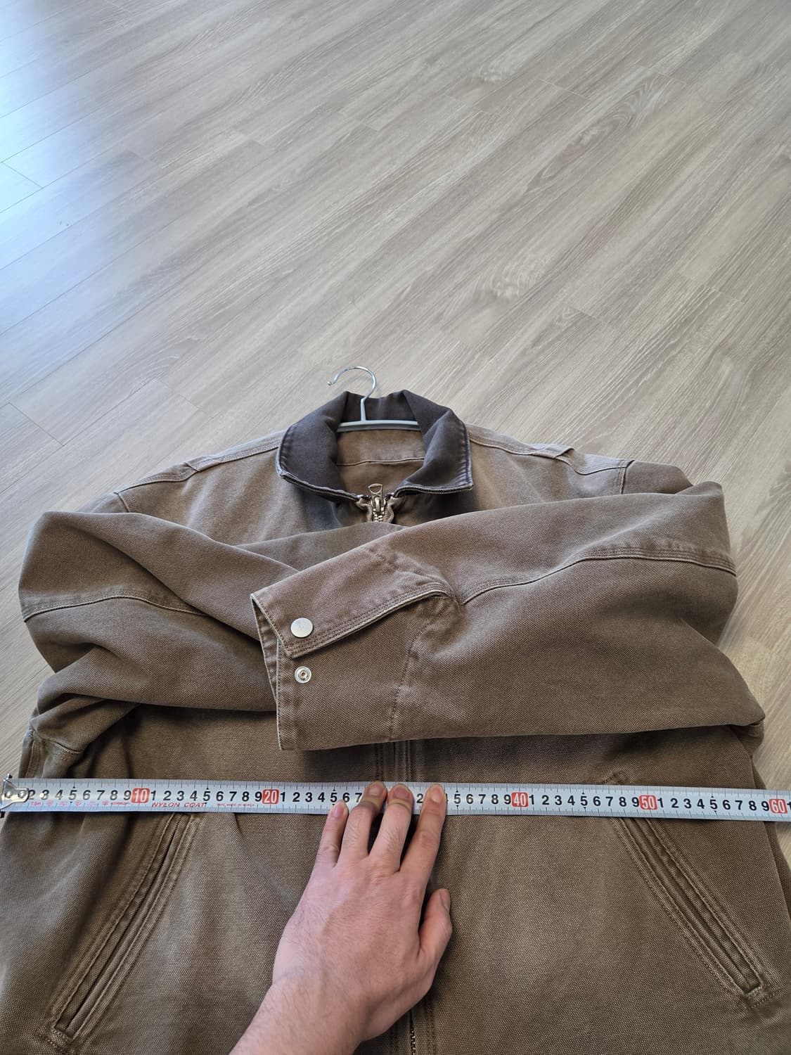 (런업 착용) BEUYS 뷰스 워크 자켓 브라운 (프리사이즈) 상품이미지8