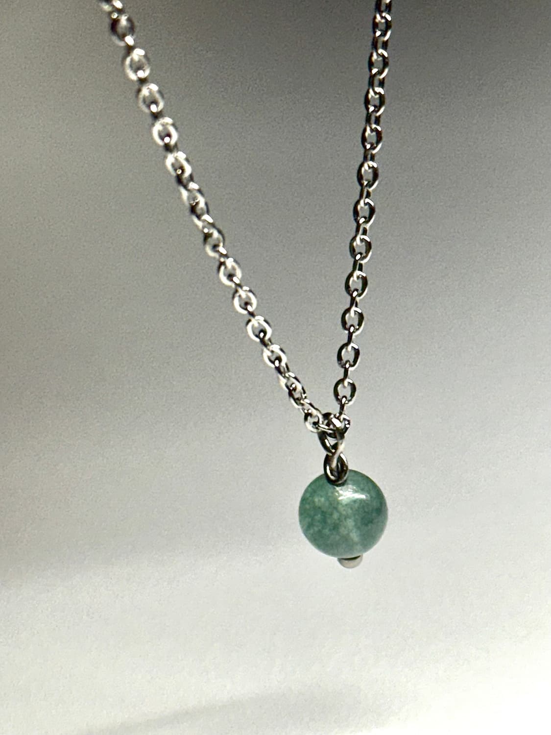 (~11/30) 천연석 버마옥 목걸이 상품이미지2