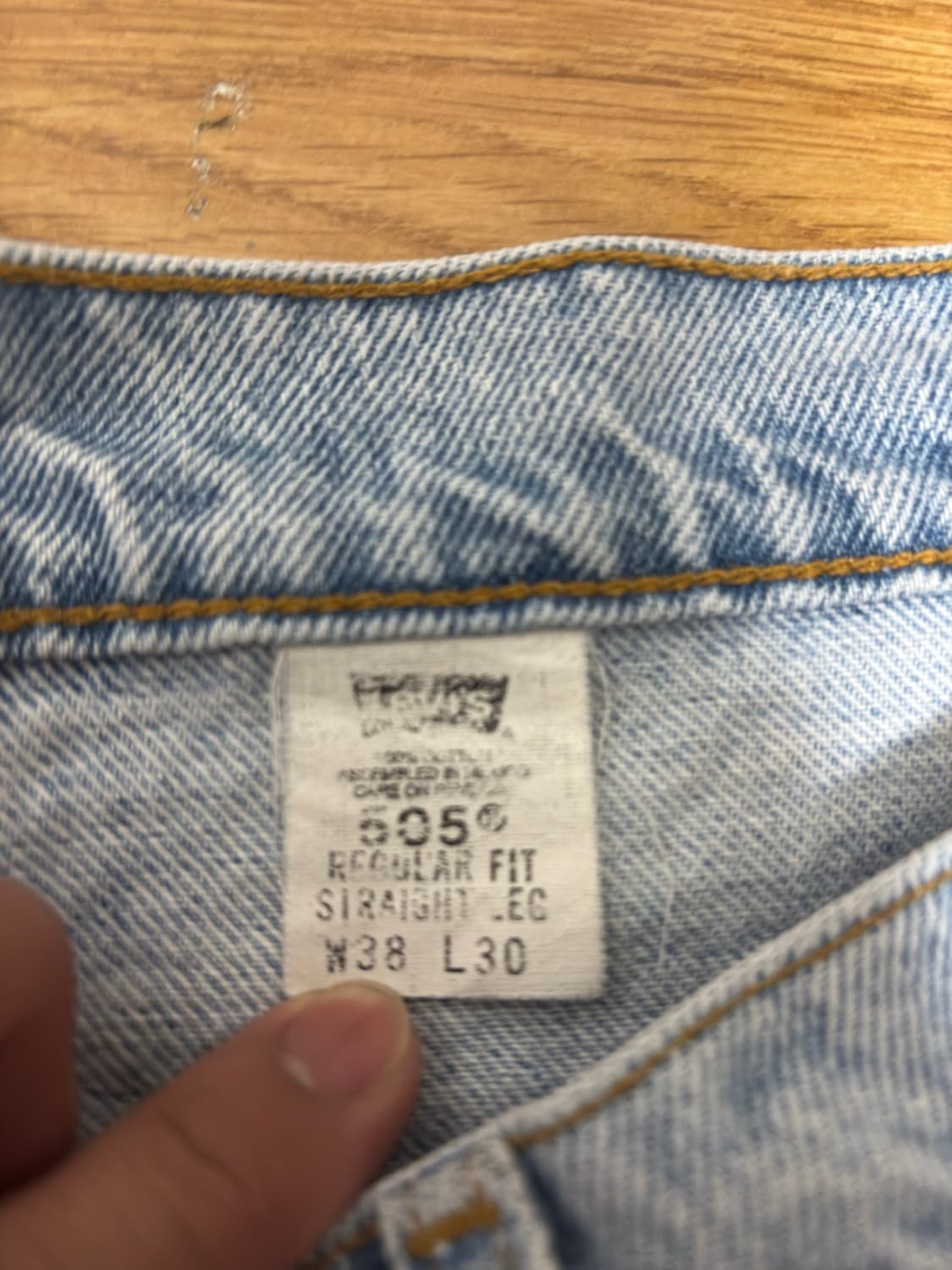 [급전!!!]리바이스 505 오렌지탭 연청 상품이미지2