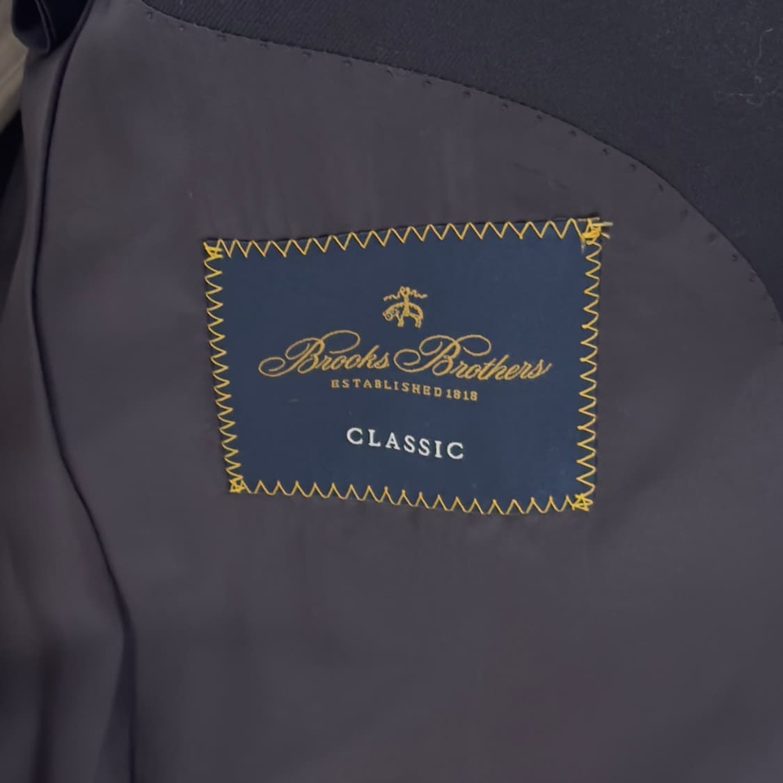 브룩스브라더스 클래식 금장 네이비 자켓[BBJBMM5978] 상품이미지9
