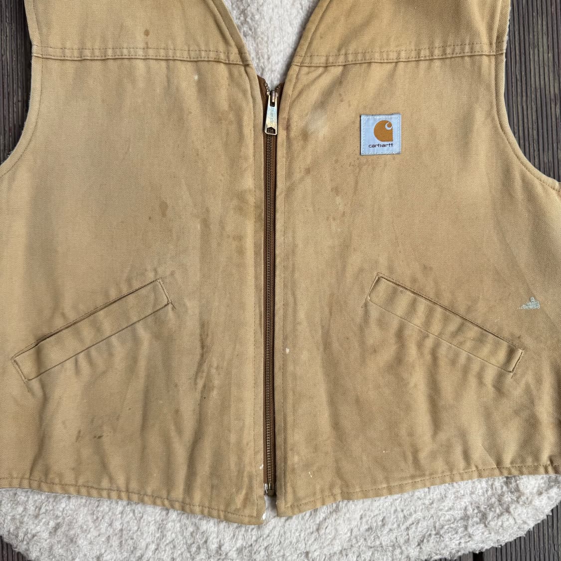 칼하트 양털 베스트 된장 상품이미지4