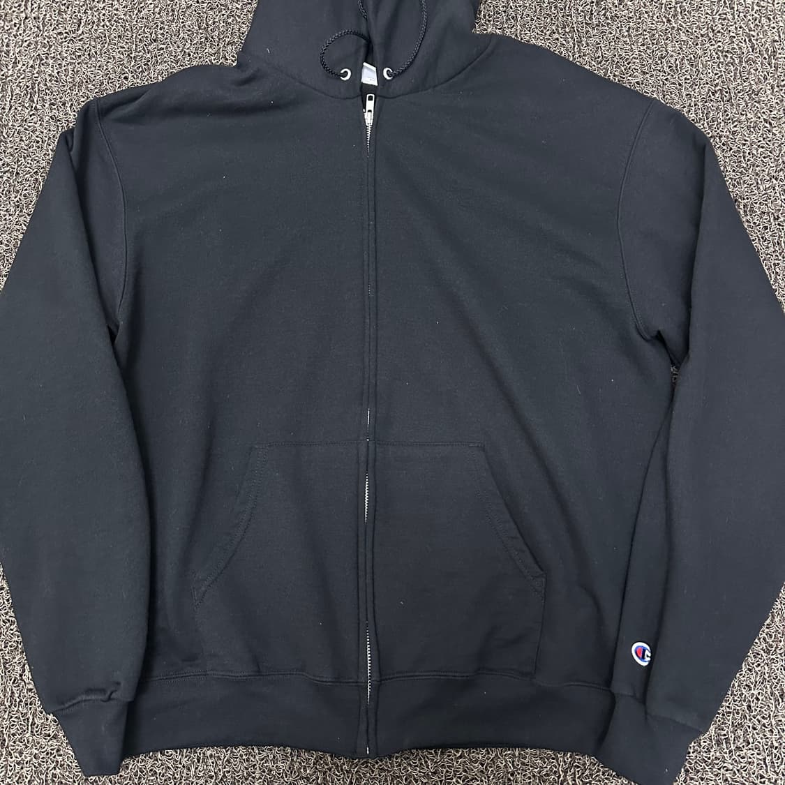 챔피온 기모 후드집업 블랙 L (ASIA 2XL) 상품이미지4