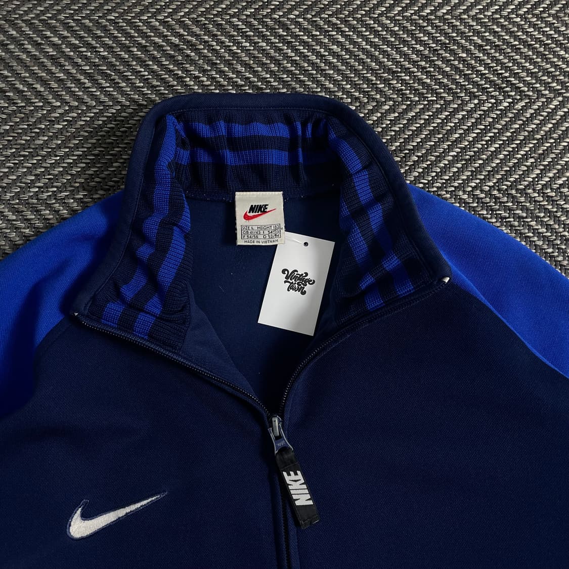 90s 아디다스 배색 올드스쿨 트랙팝 져지o 3573 상품이미지5