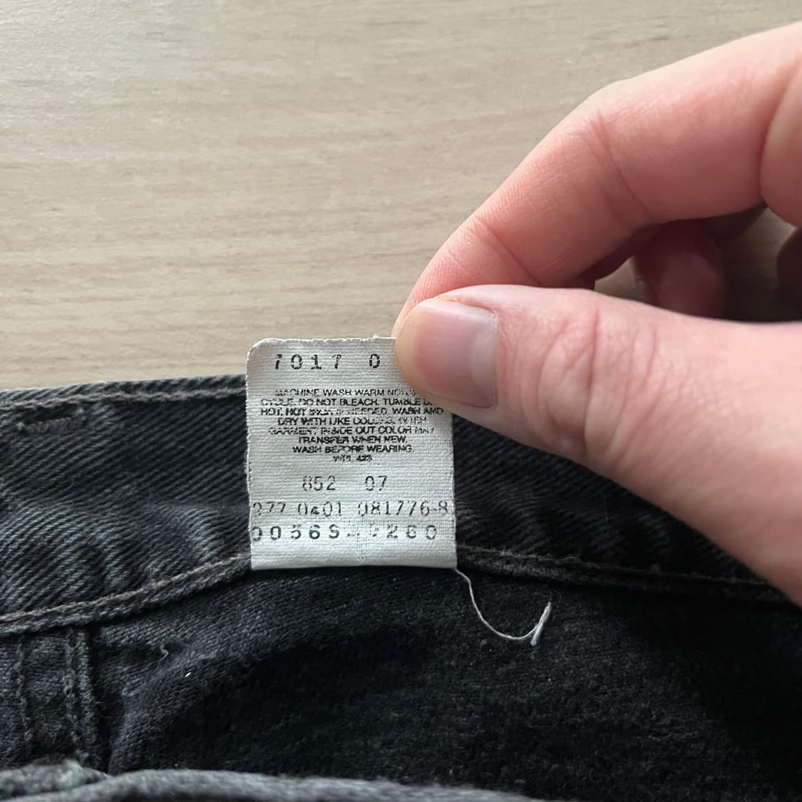 [34X30] 빈티지 리바이스 569 블랙 상품이미지3