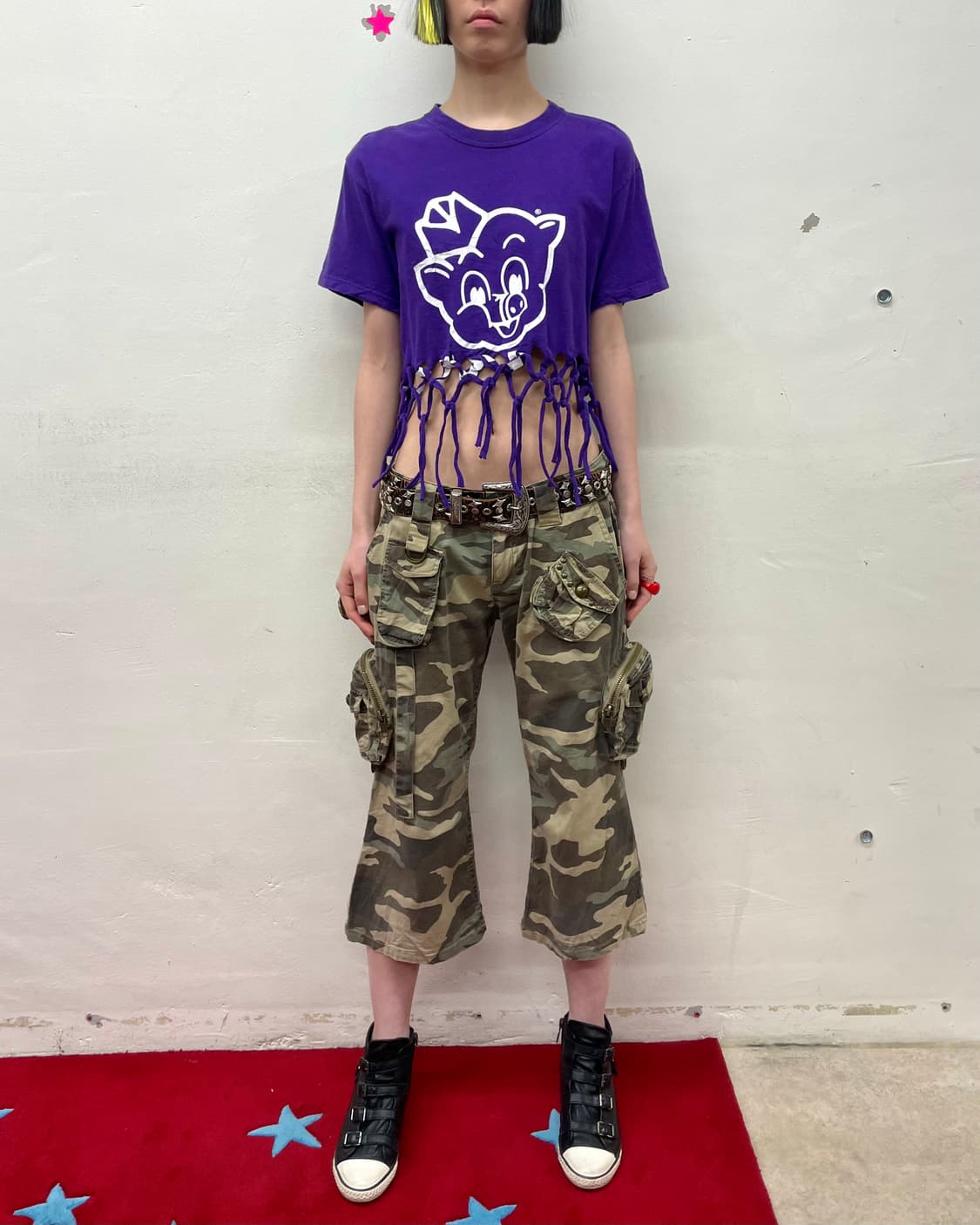 Twisted Fringe Purple T-shirt 상품이미지3