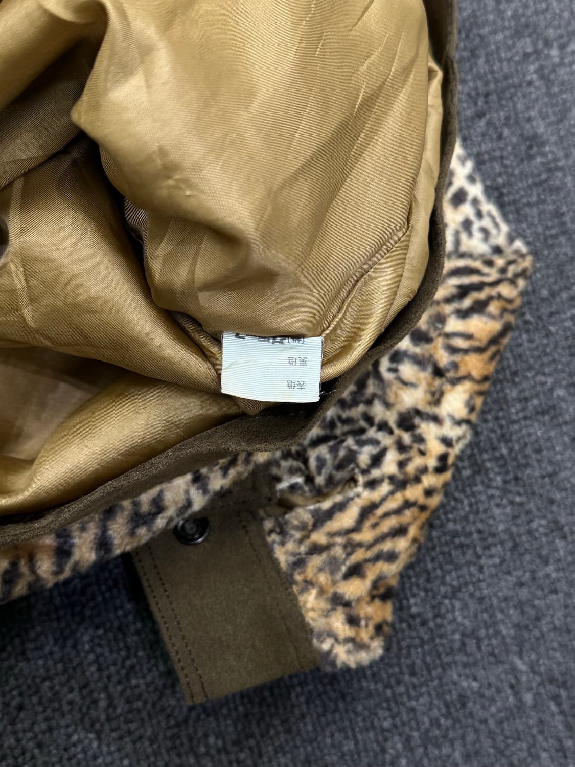 M)Japanese vintage 여성 레오파드 웨스턴 자켓 상품이미지4