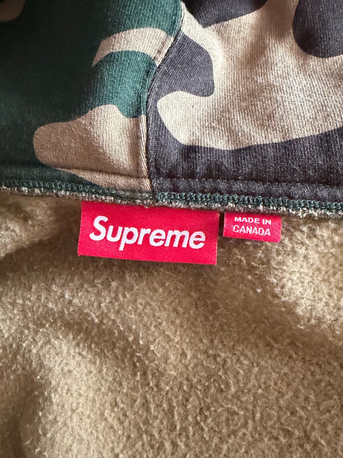 슈프림 25FW 카모 후드집업 상품이미지7