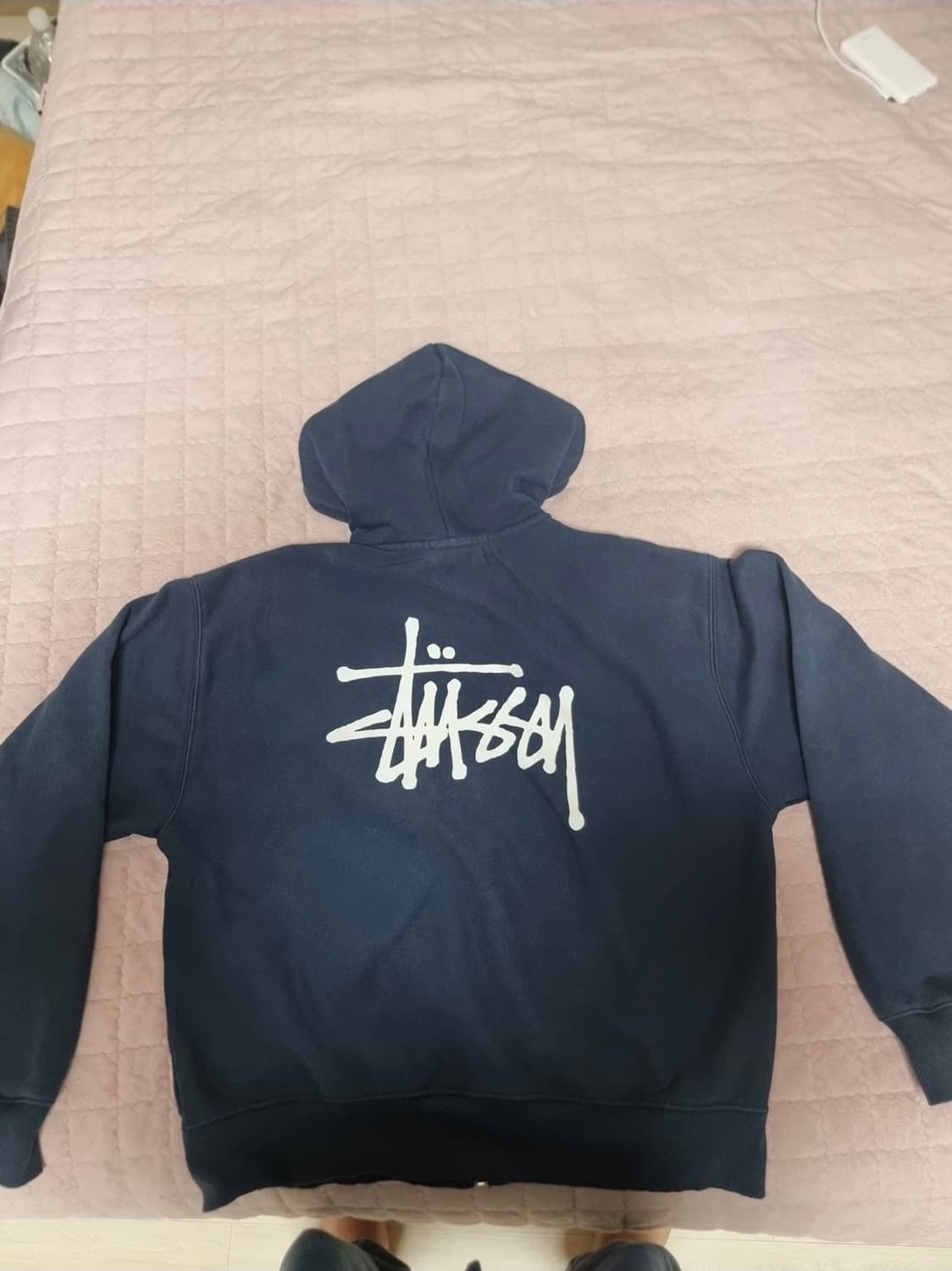 스투시 베이직 후드집업 xl 상품이미지2