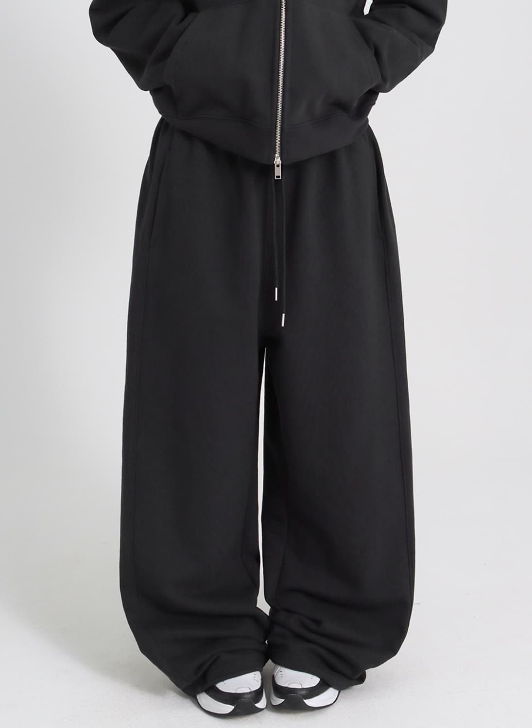 새상품) 블랙업 헤비스웨트 와이드 투웨이 팬츠 M 상품이미지2