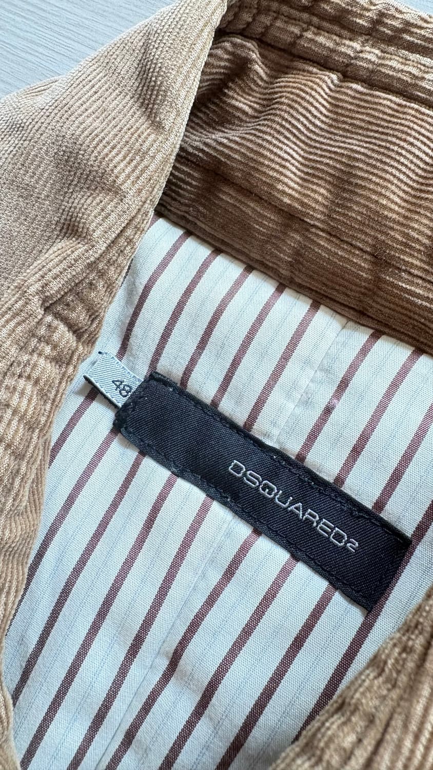 디스퀘어드2 코듀로이 셔츠 자켓-eu48 상품이미지3