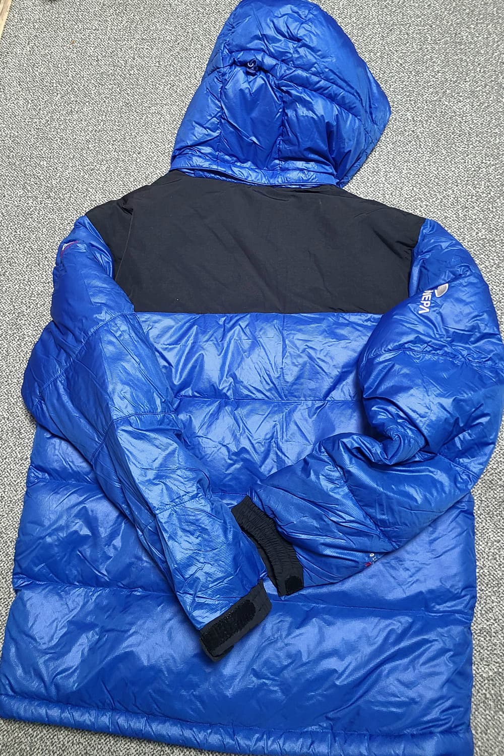 네파 파란색  750 구스다운 패딩 100 상품이미지9