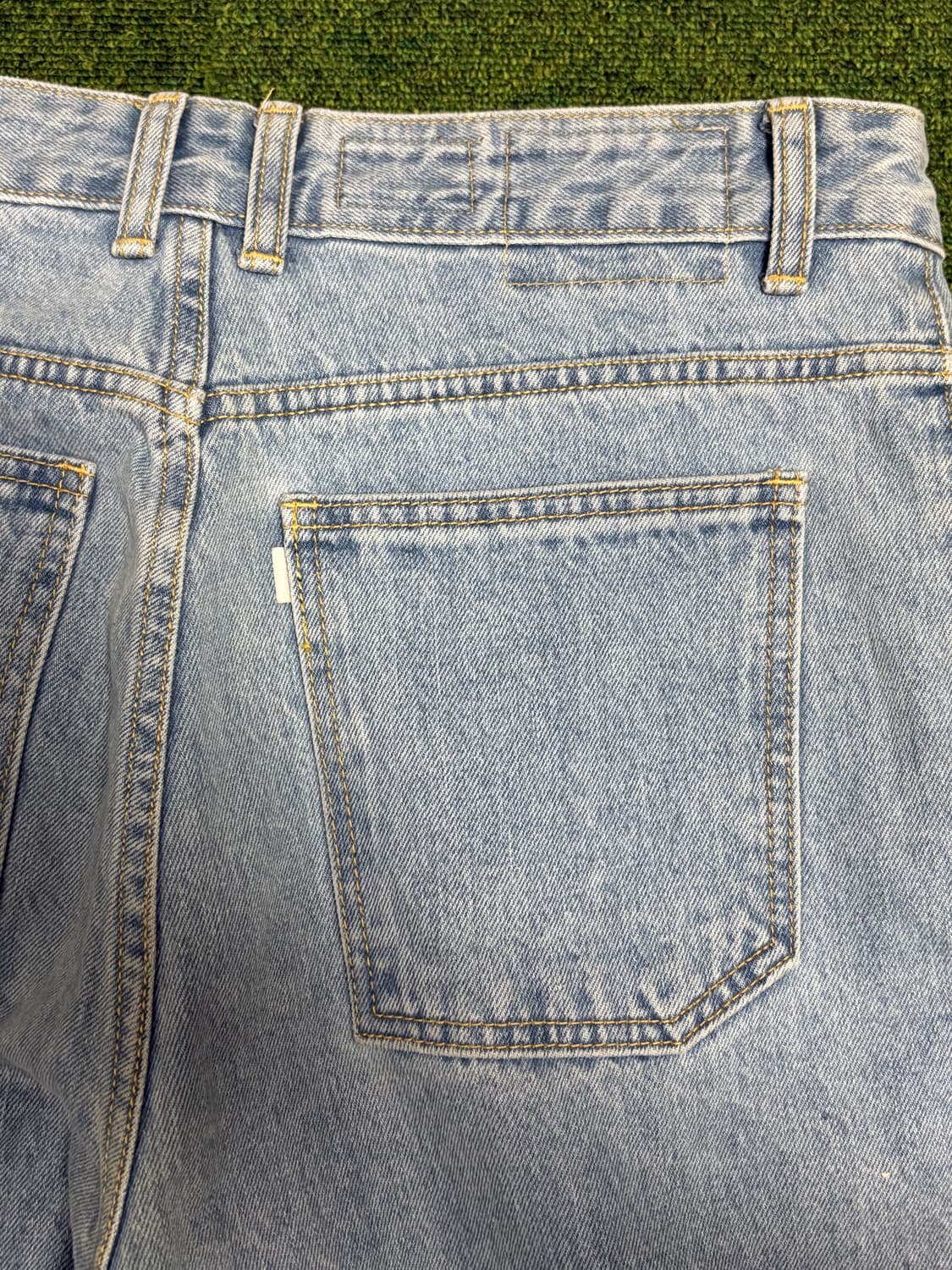 유스 와이드 투턱 데님 팬츠 상품이미지8