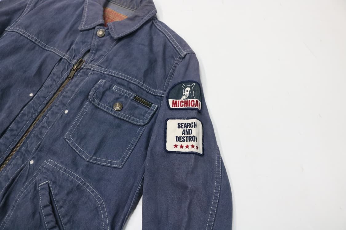 히스테릭글래머 빈티지 워싱 데님 자켓 상품이미지4