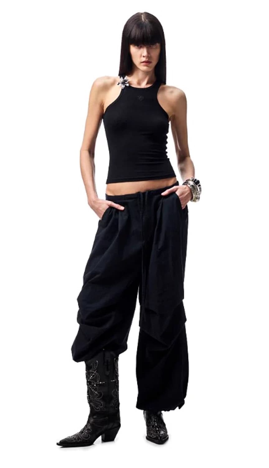 원진스튜디오 카고 팬츠 블랙 M 상품이미지2