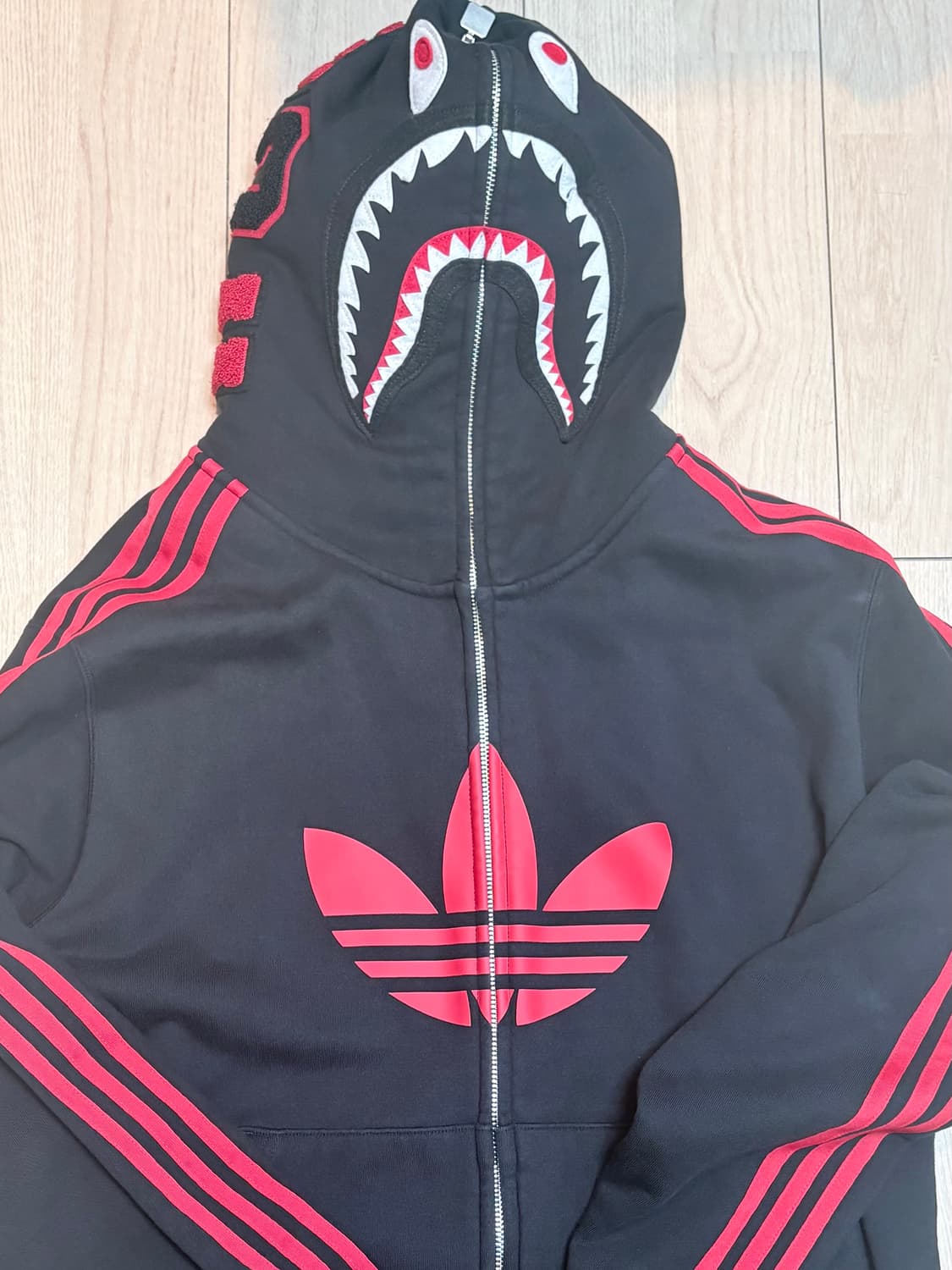 베이프 x 아디다스 샤크후드 KR 3XL (US XL) 상품이미지2