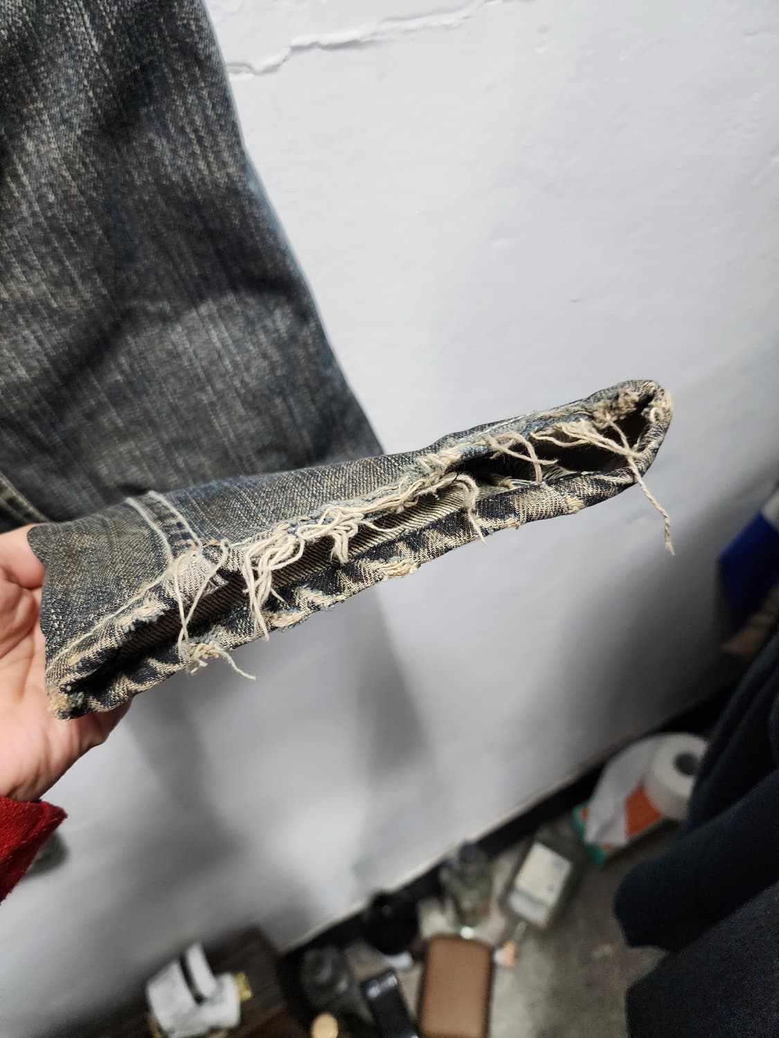 리바이스 503 데님 빈티지 워싱진 상품이미지5