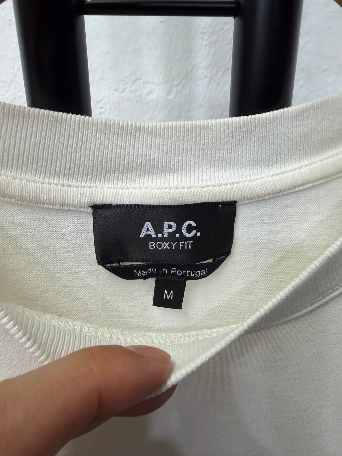 정품) APC 아페쎄 남성 룩셈부르크 반팔티 M 상품이미지6
