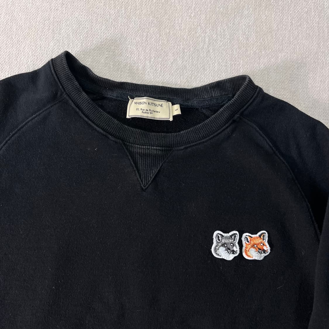 100 메종키츠네 투폭스 맨투맨 상품이미지2