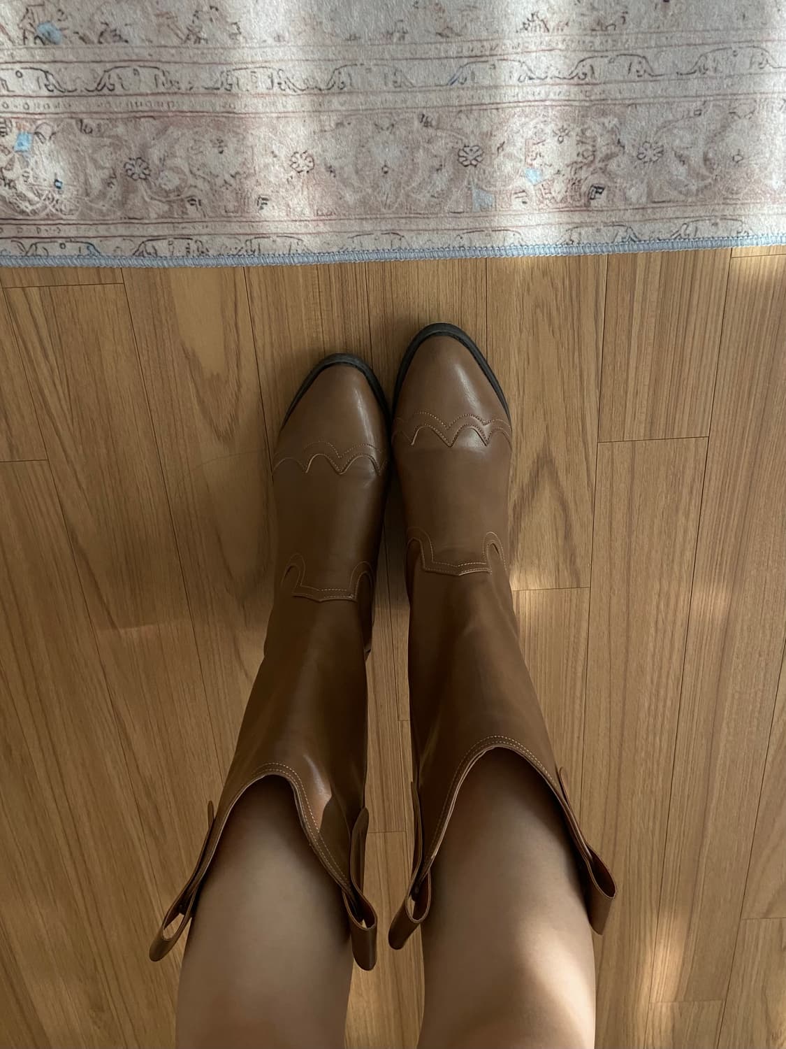 빈티지 웨스턴 롱 부츠 상품이미지2
