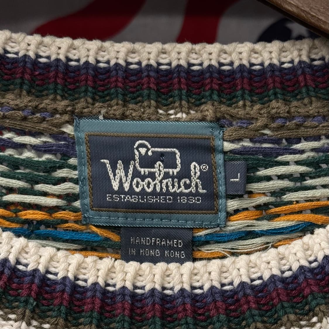 90s 울리치 네이티브 패턴 짜임 빈티지 인디언 에스닉 패턴 니트 상품이미지6