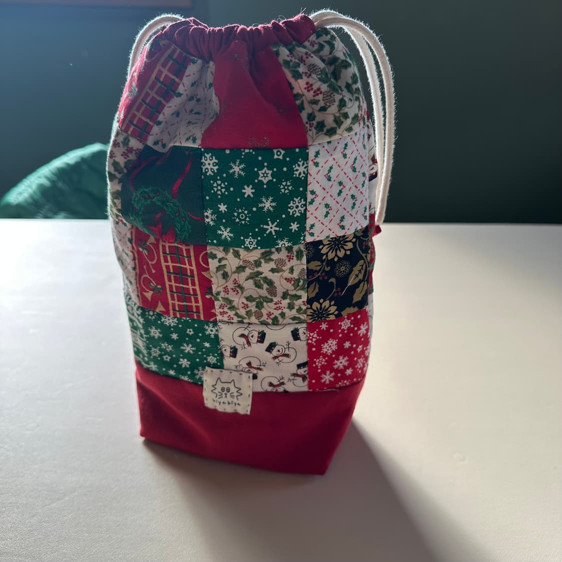 크리스마스 큼직 파우치 / 스트링파우치 / 주머니 상품이미지3