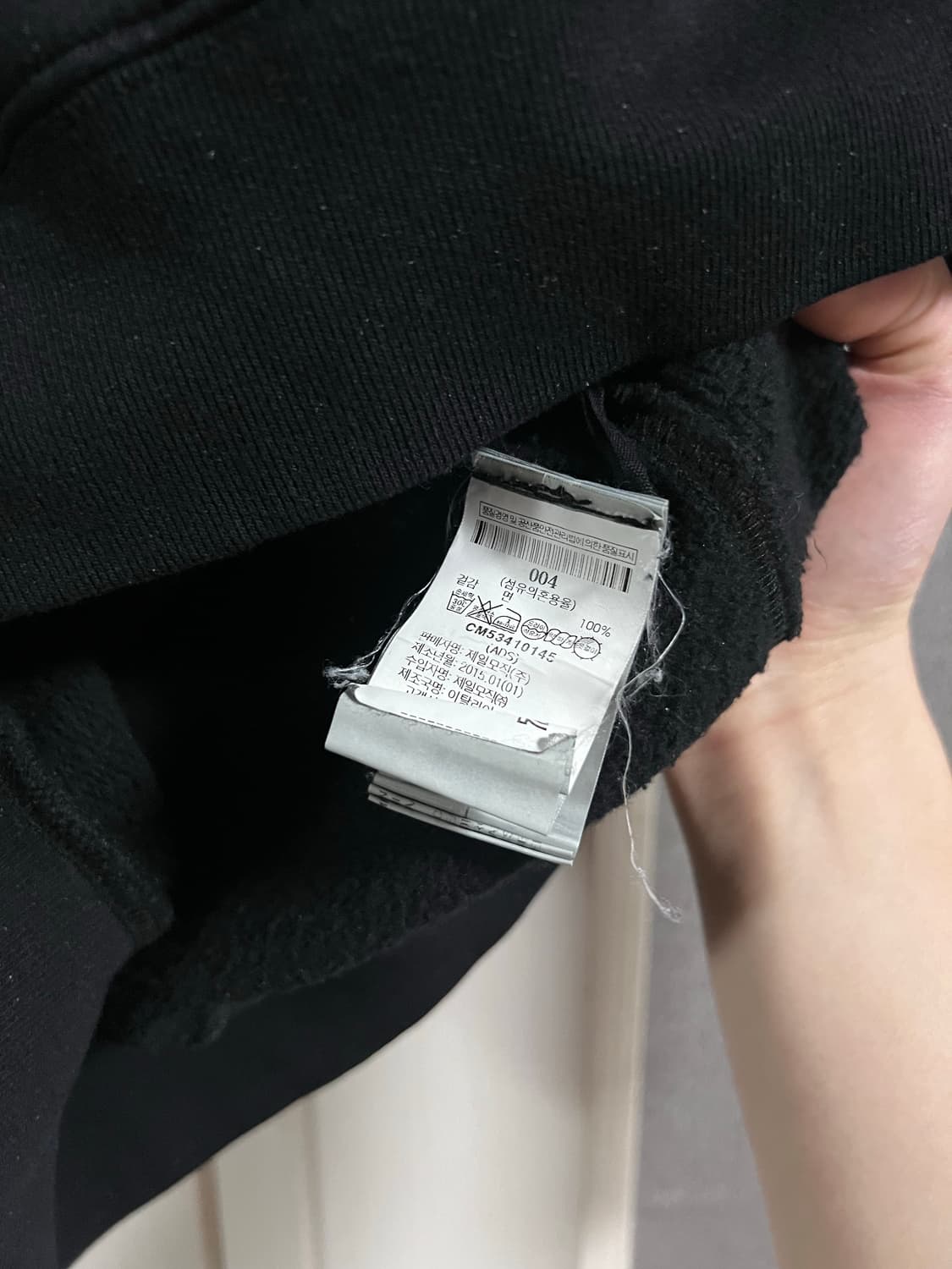 [M] 릭오웬스 다크쉐도우 초상화 패치 맨투맨 상품이미지4