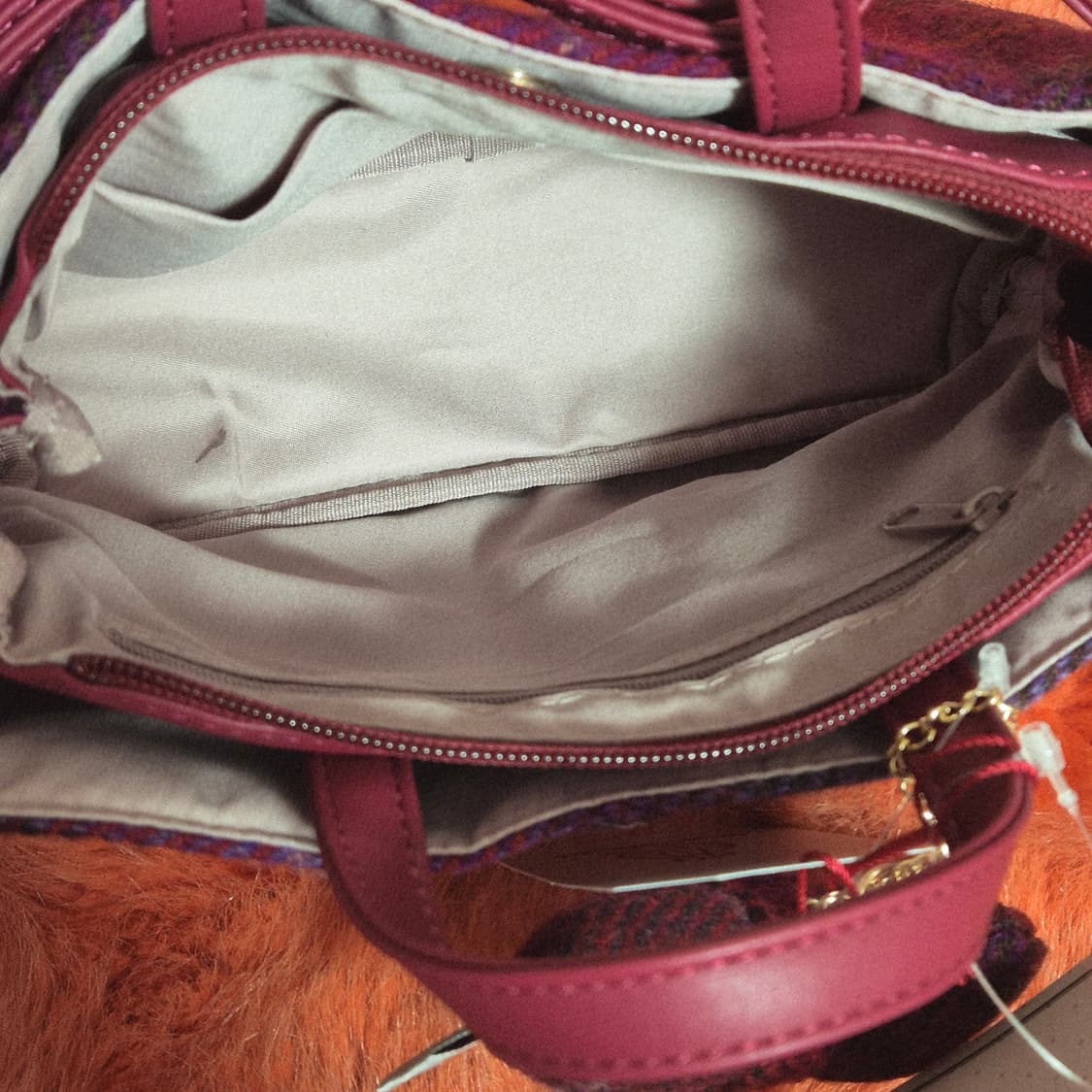 HELLO KITTY x 해리스 트위드 헬로키티 2way 가방 새상품 상품이미지6