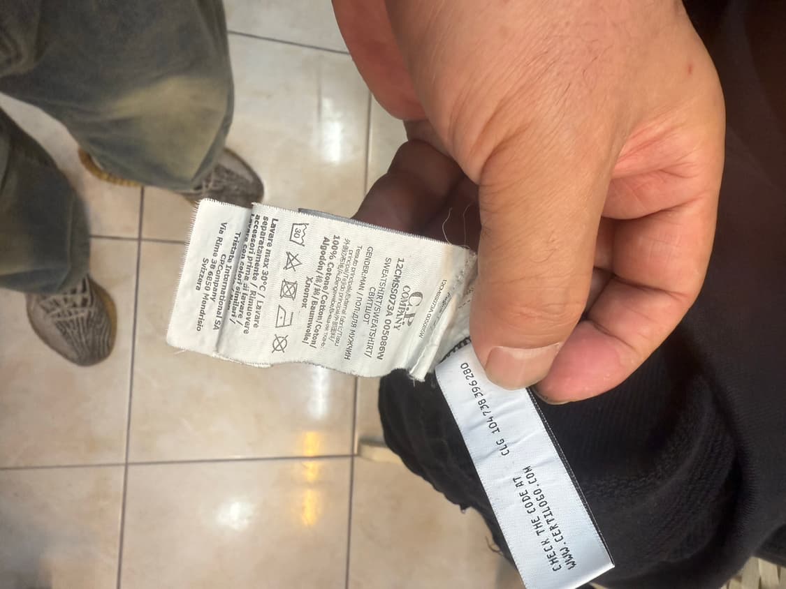 105 정품 cp컴퍼니 포켓 크루넥 맨투맨 팝니다 상품이미지6